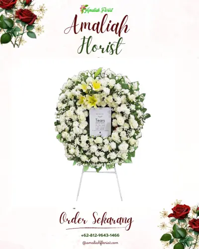 Krans Bunga Duka Cita di Salamdarma