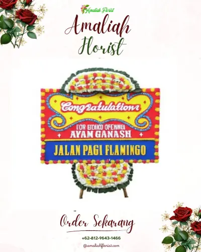 Bunga Papan Congratulation di Salamdarma